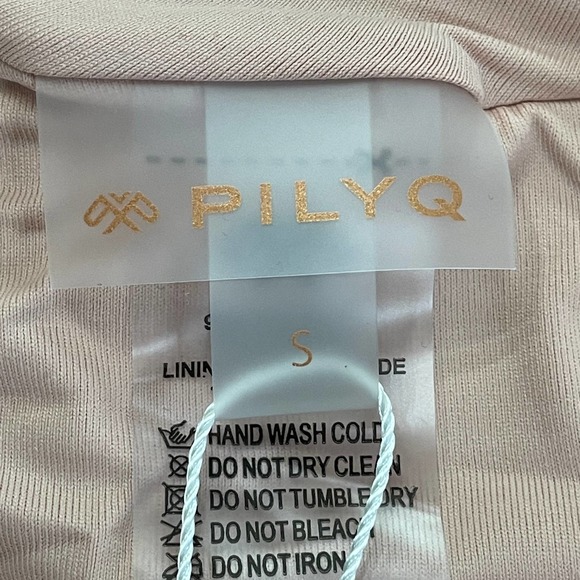 PilyQ Swimsuit Hailey One Piece low scooped neckline Open Back Small - Picture 6 of 10